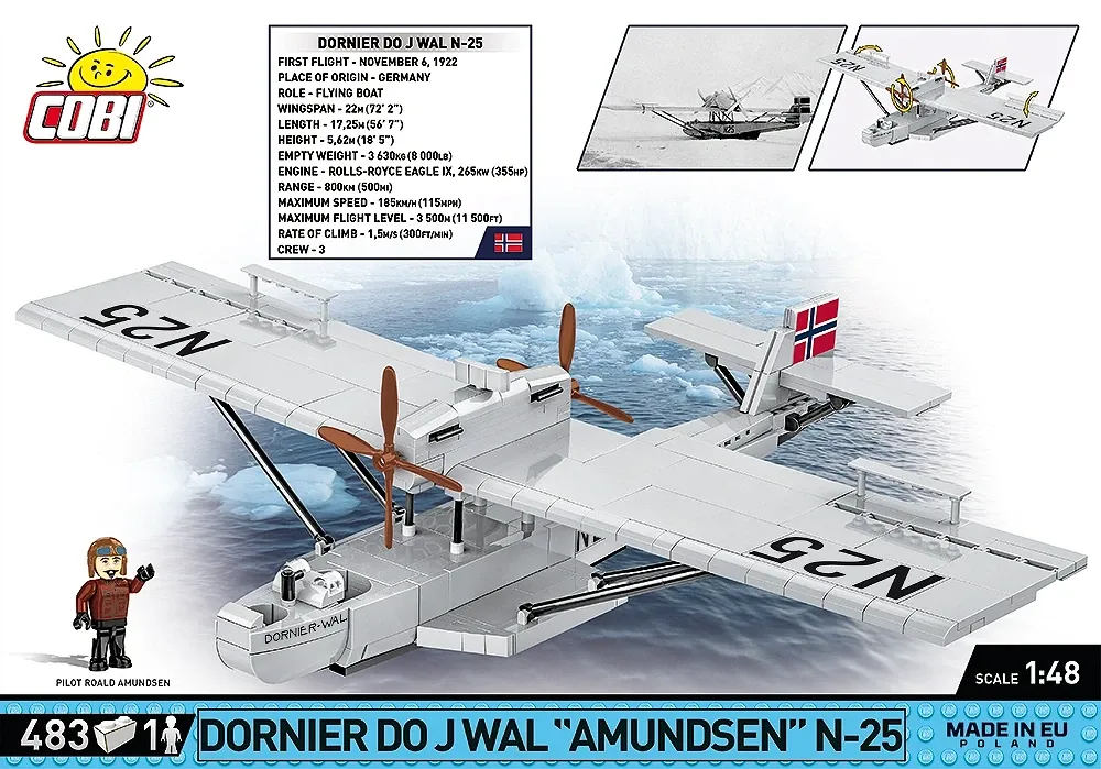 COBI 1384 Dornier Do J Wal "Amundsen" N-25