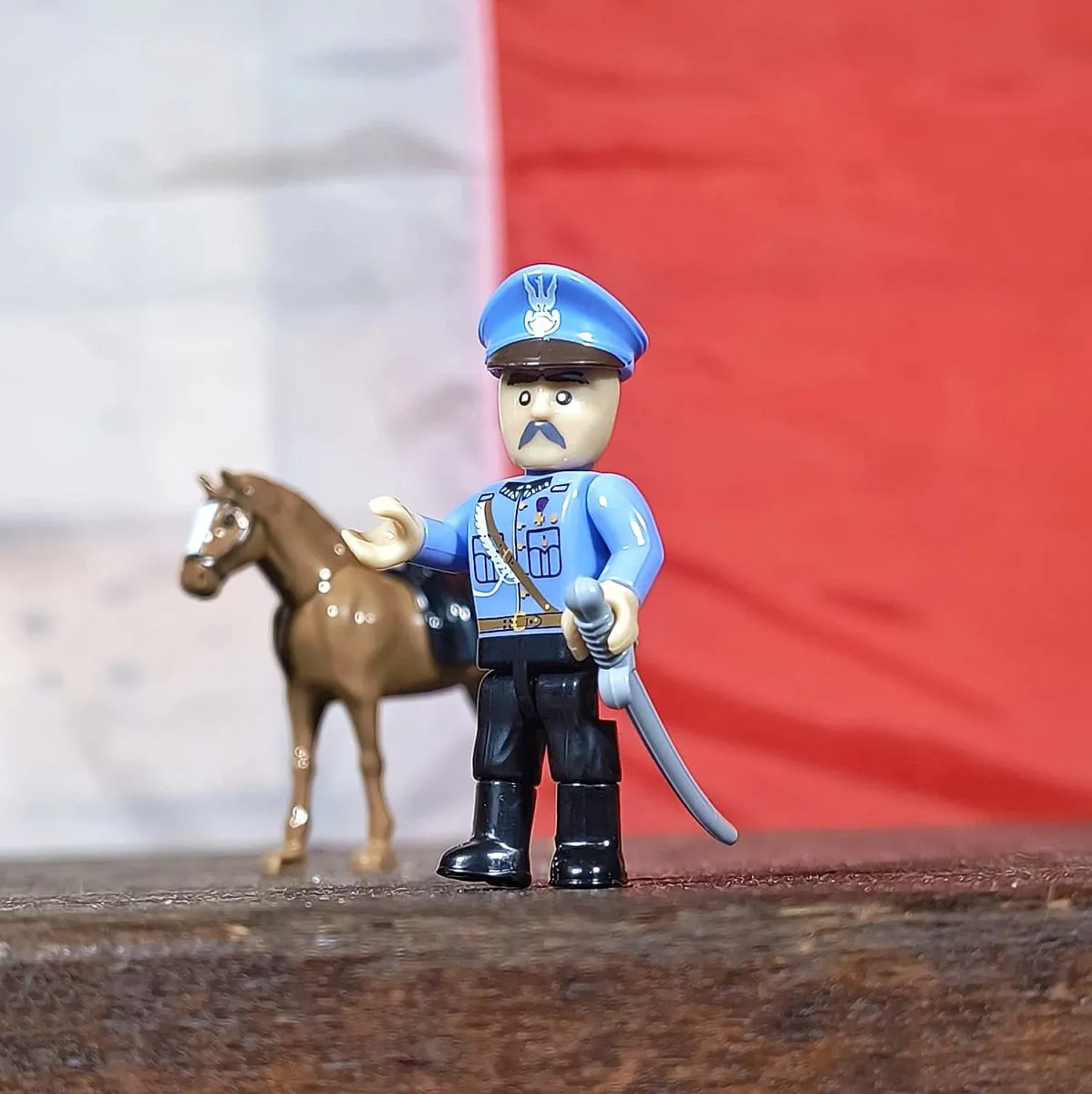 COBI 1394 Marschall Piłsudski auf seiner Stute Kasztanka