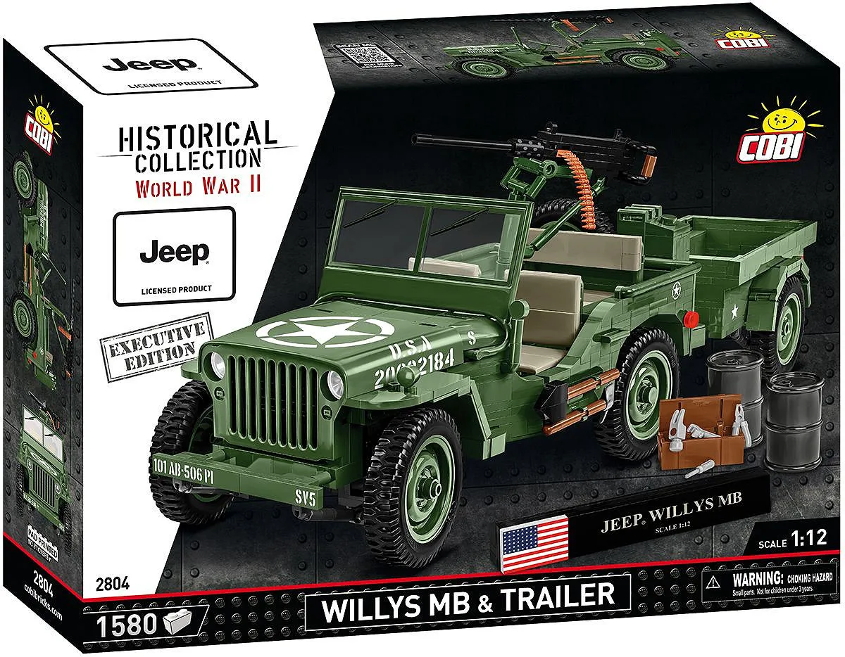 COBI 14345 COBI 14345 Name: Willys MB & Trailer - Executive Edition - beschädigte Verpackung