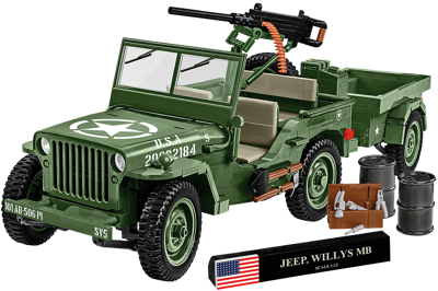 COBI 14345 COBI 14345
Name: Willys MB & Trailer - Executive Edition - beschädigte Verpackung