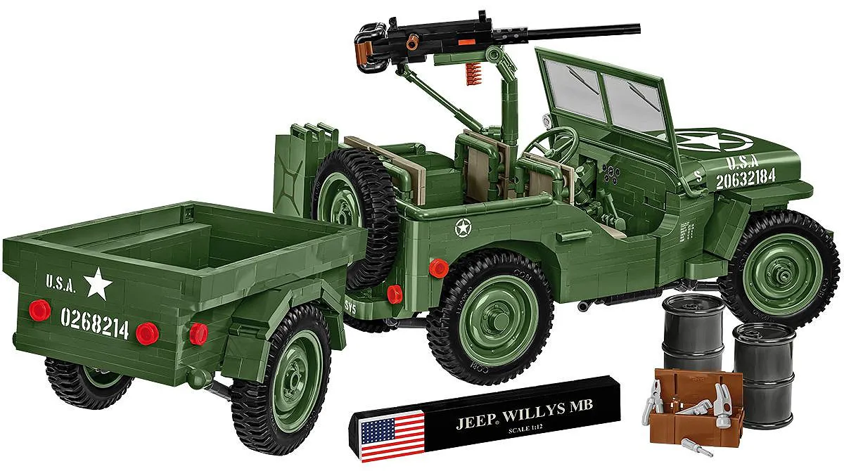 COBI 14345 COBI 14345 Name: Willys MB & Trailer - Executive Edition - beschädigte Verpackung