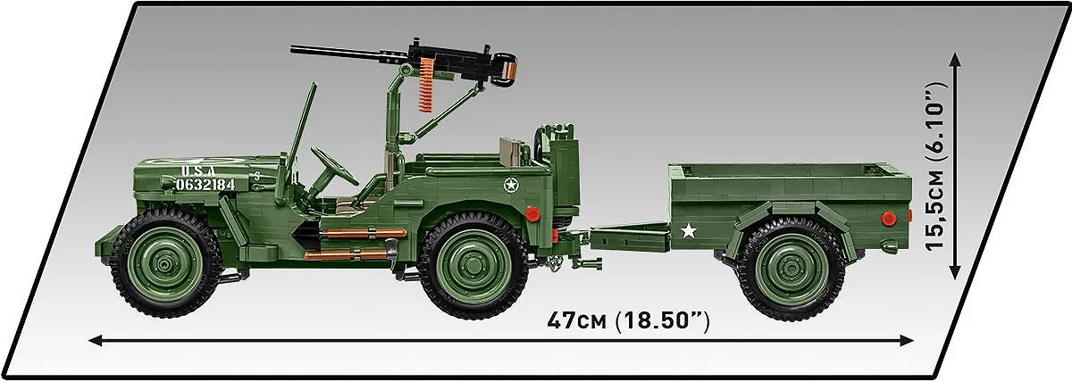 COBI 14345 COBI 14345 Name: Willys MB & Trailer - Executive Edition - beschädigte Verpackung