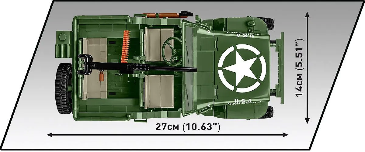 COBI 14345 COBI 14345 Name: Willys MB & Trailer - Executive Edition - beschädigte Verpackung