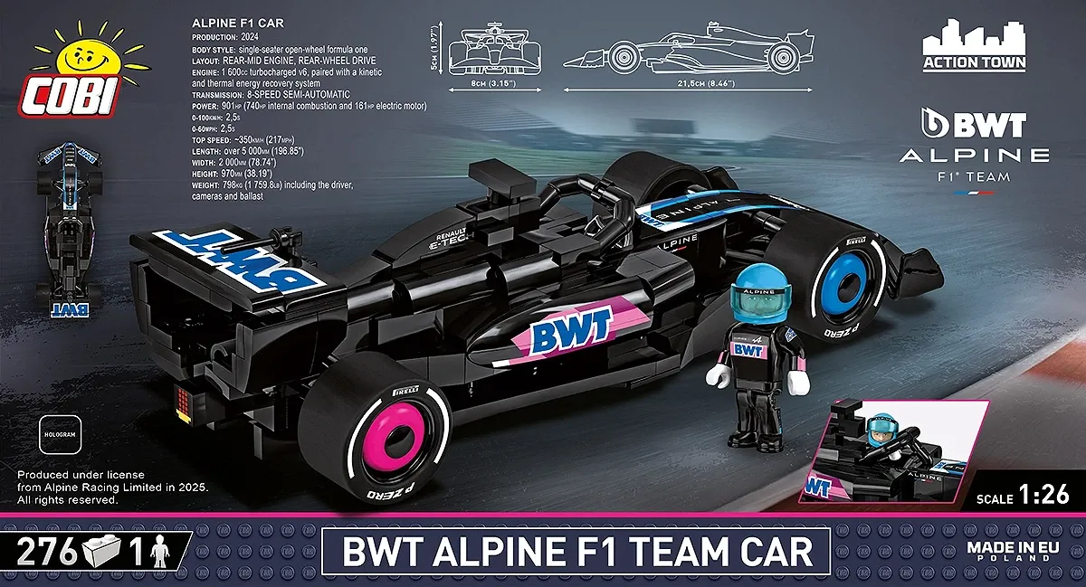 COBI 1684 BWT Alpine F1 Team Car