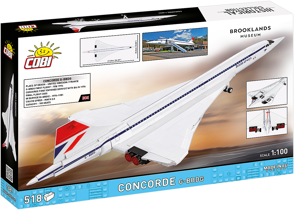 COBI 1689 Concorde G-BBDG