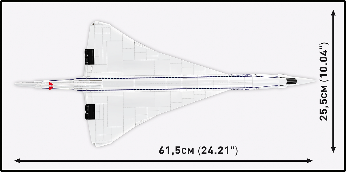COBI 1689 Concorde G-BBDG