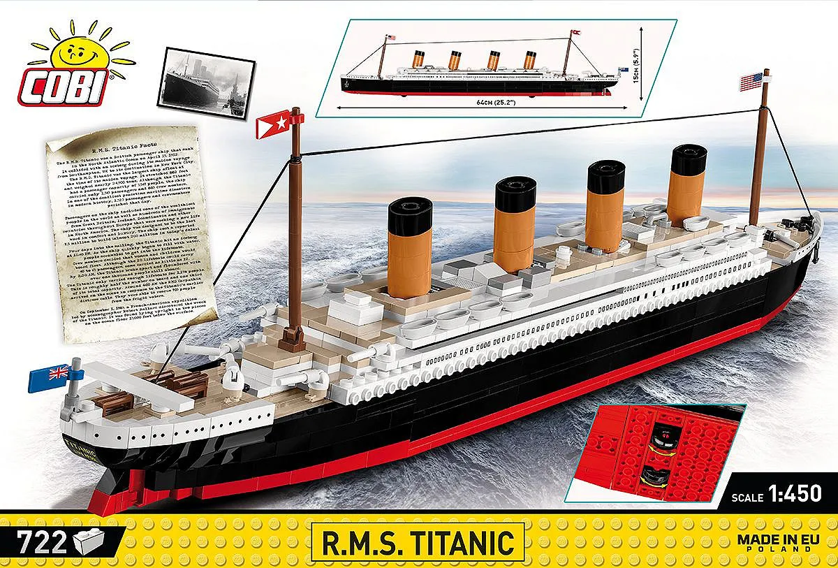 COBI 1929 RMS Titanic 1:450