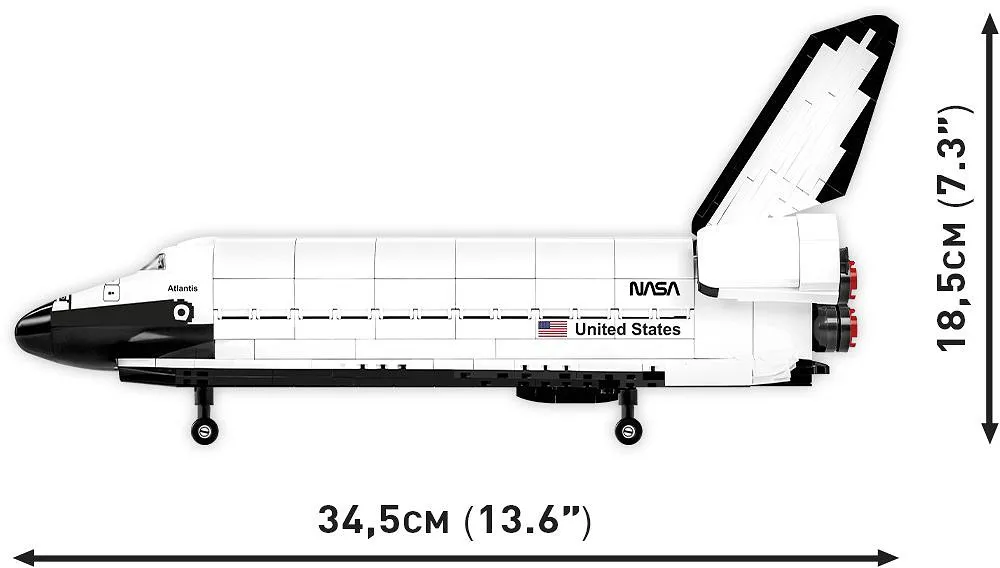 COBI 1930 Space Shuttle Atlantis