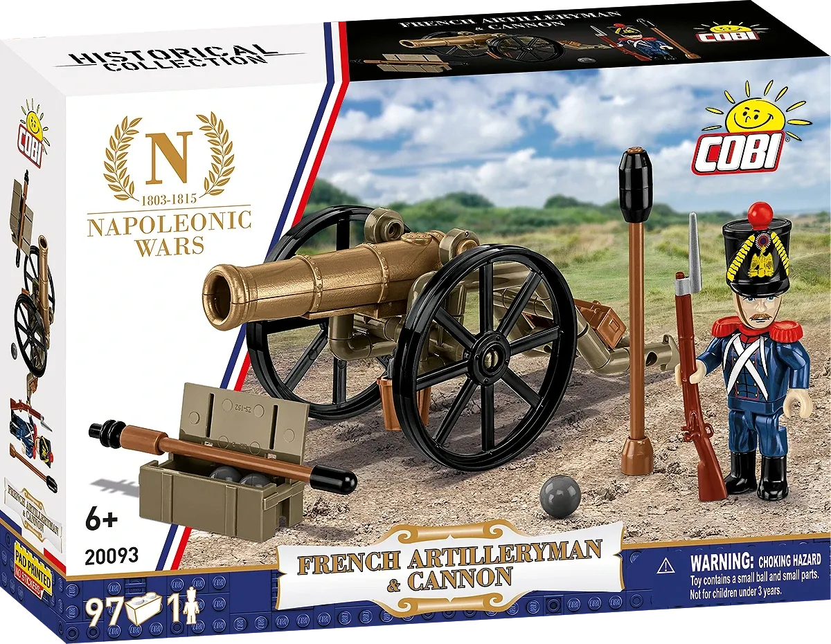COBI 20093 Französischer Artillerist-Kanone