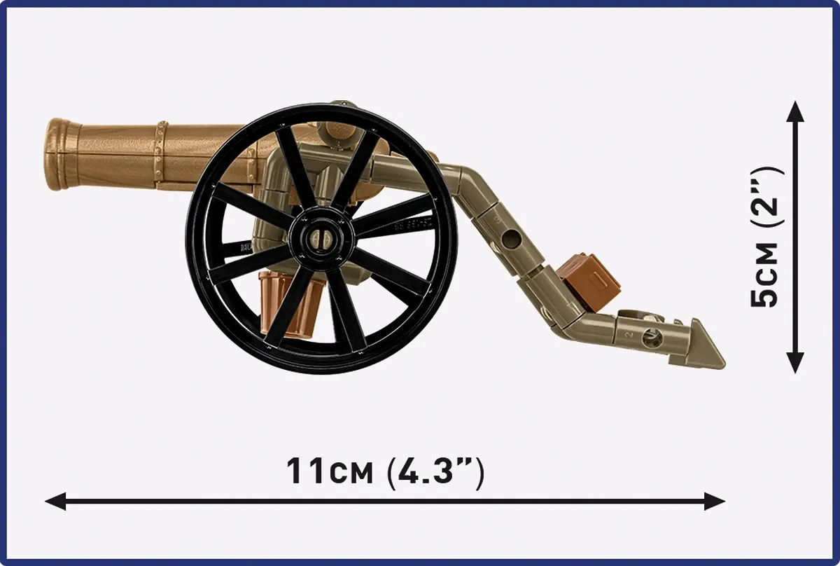 COBI 20093 Französischer Artillerist-Kanone