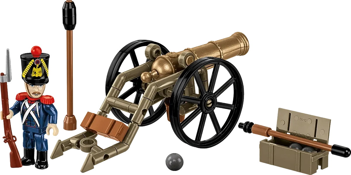 COBI 20093 Französischer Artillerist-Kanone