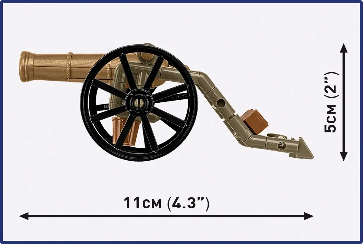 COBI 20093 Französischer Artillerist-Kanone