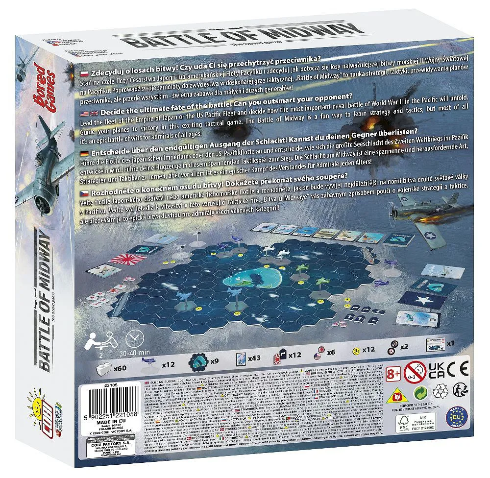 COBI 22105 Battle of Midway - board game