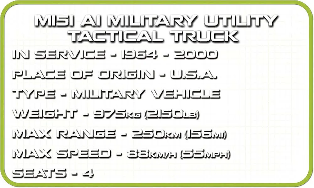 COBI 2230 M151 A1 Mutt