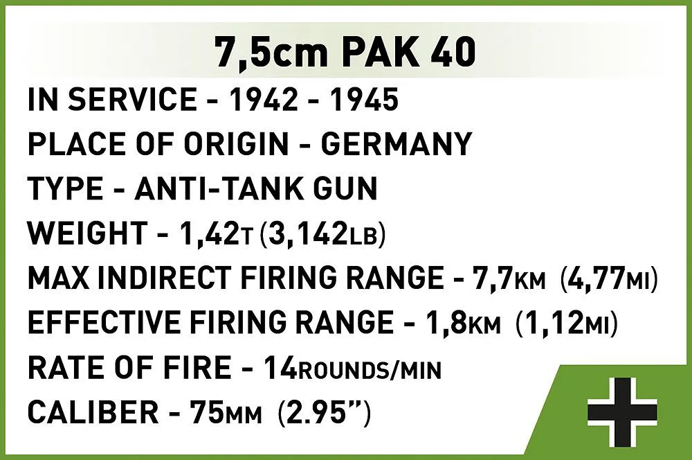 COBI 2252 7,5 cm PaK 40