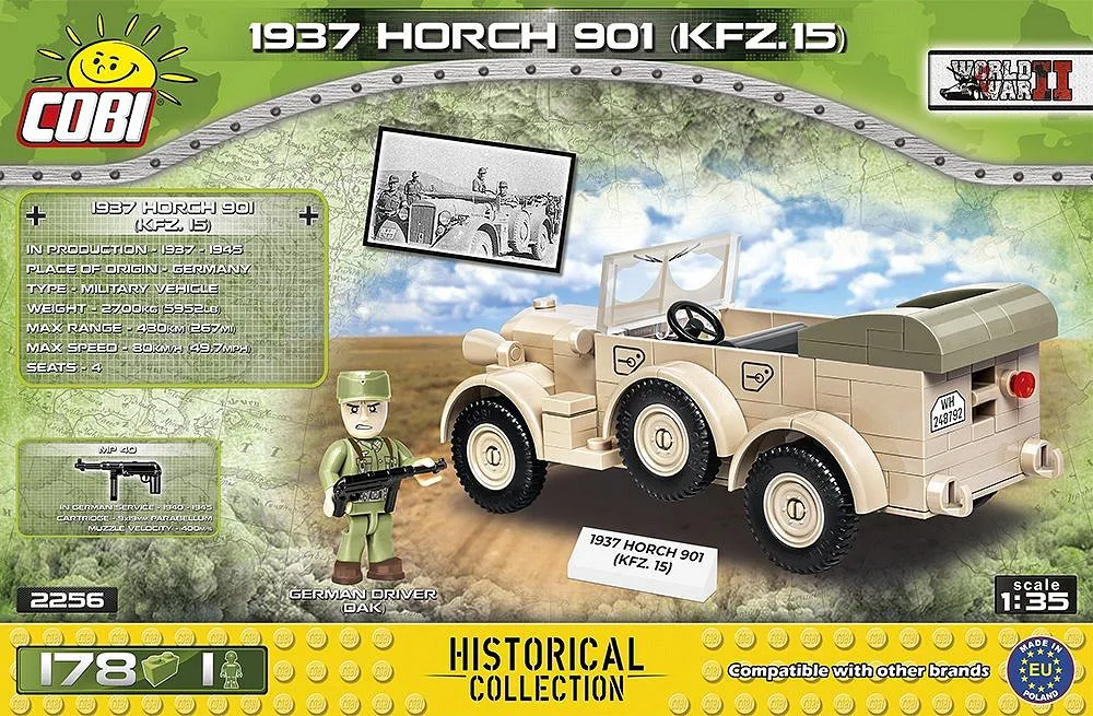 COBI 2256 1937 Horch 901 kfz.15