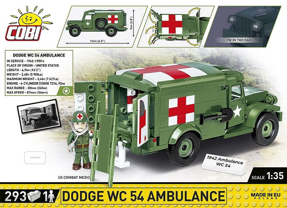 COBI 2257 Dodge WC-54 Ambulanz