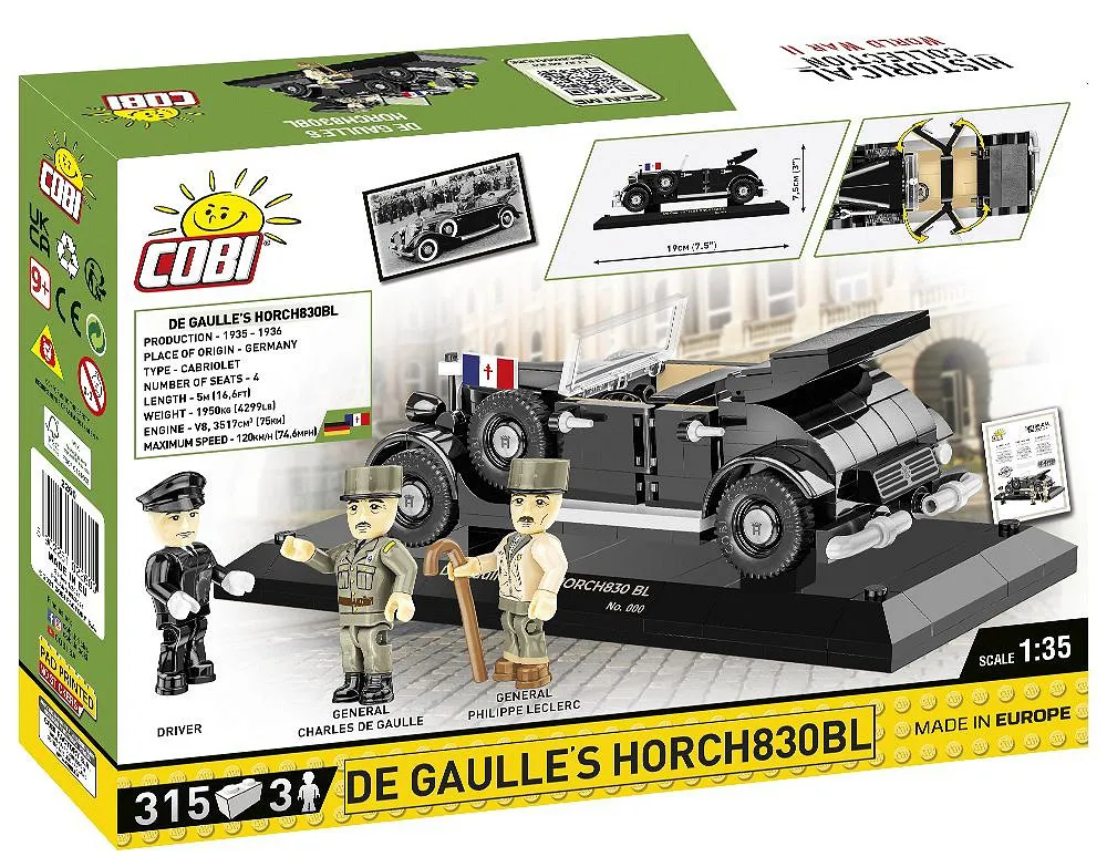 COBI 2260 Horch830BL De Gaulle - Limited Edition