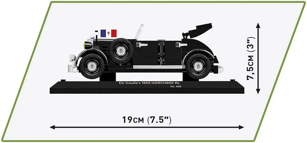 COBI 2260 Horch830BL De Gaulle - Limited Edition