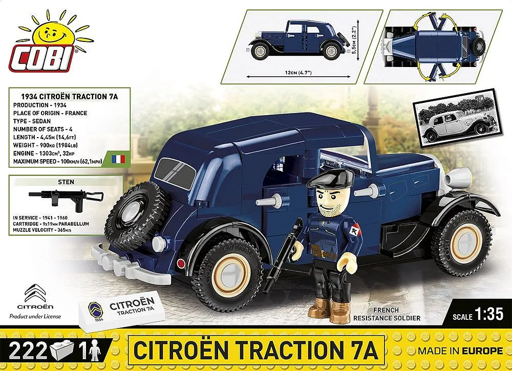 COBI 2263 1934 Citroen Traction 7A