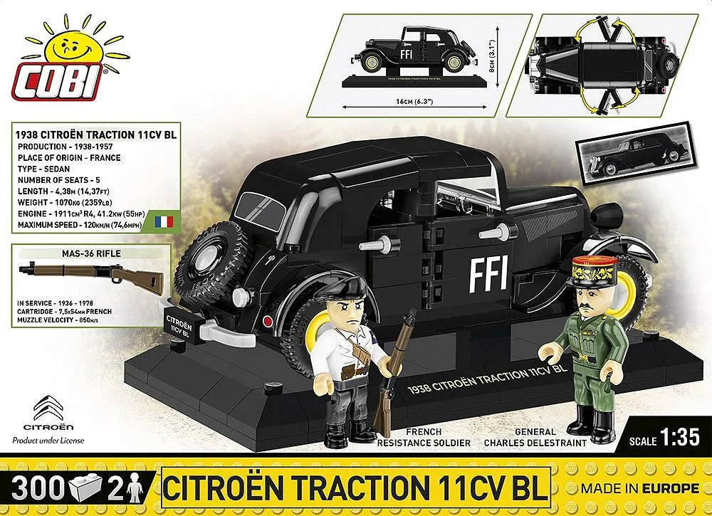 COBI 2265 Citroen Traction 11CVBL - Executive Edition