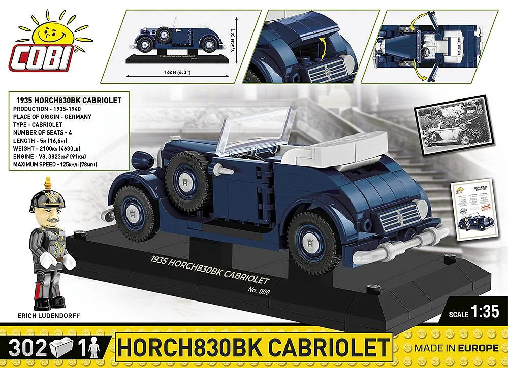 COBI 2271 Horch830BK Cabriolet - Limited Edition