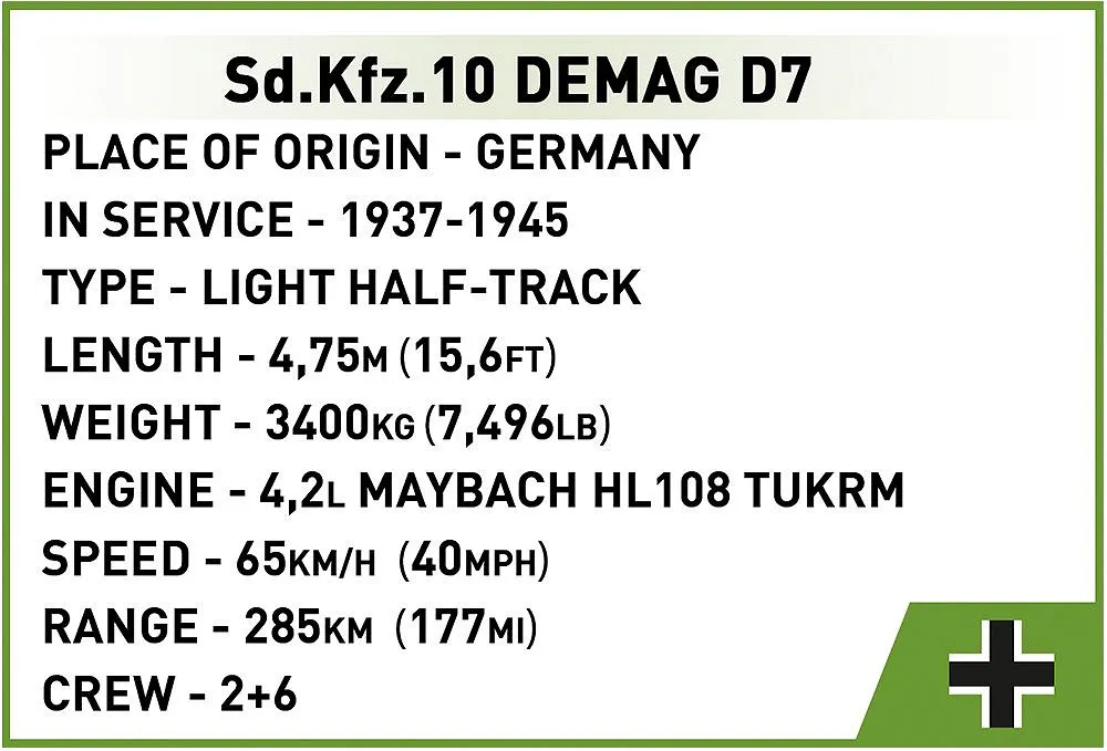 COBI 2272 Sd.Kfz 10 - Feldküche - Executive Edition
