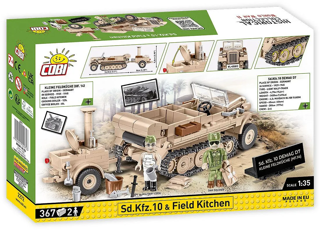 COBI 2272 Sd.Kfz 10 - Feldküche - Executive Edition