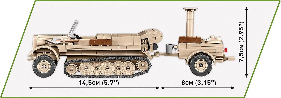 COBI 2272 Sd.Kfz 10 - Feldküche - Executive Edition