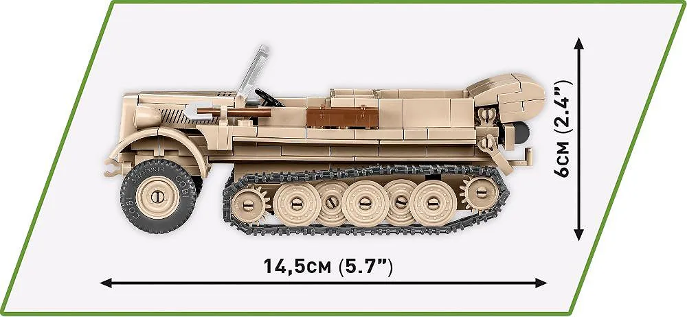 COBI 2273 Sd.Kfz 10 Demag D7