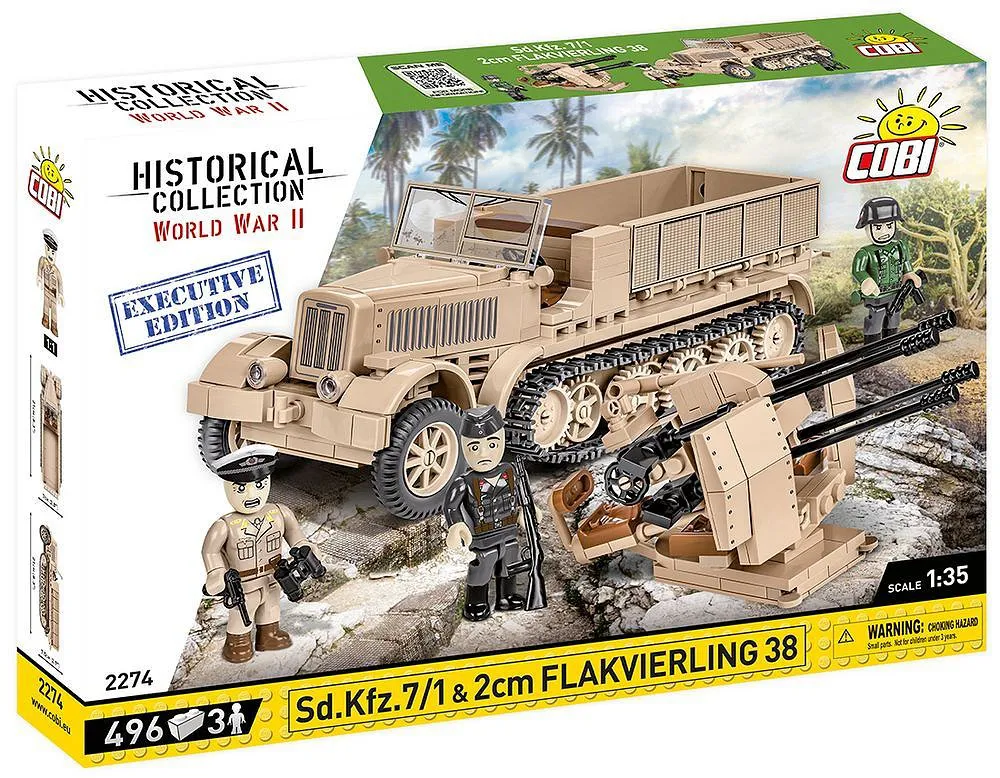 COBI 2274 Sd.Kfz. 7/1 – 2cm Flakvierling 38 - Executive Edition