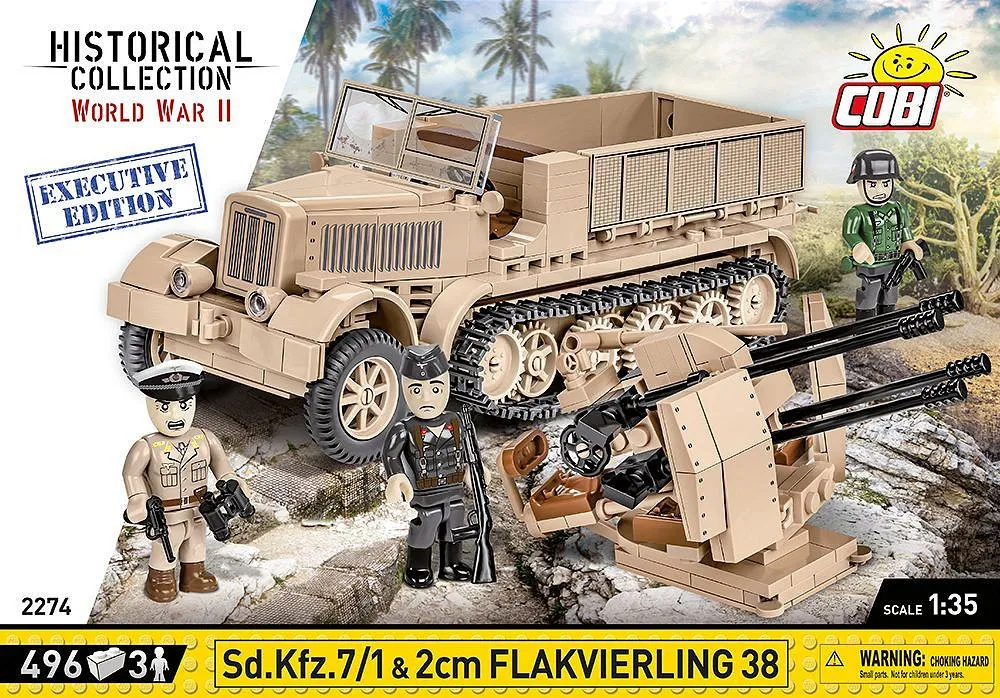 COBI 2274 Sd.Kfz. 7/1 – 2cm Flakvierling 38 - Executive Edition