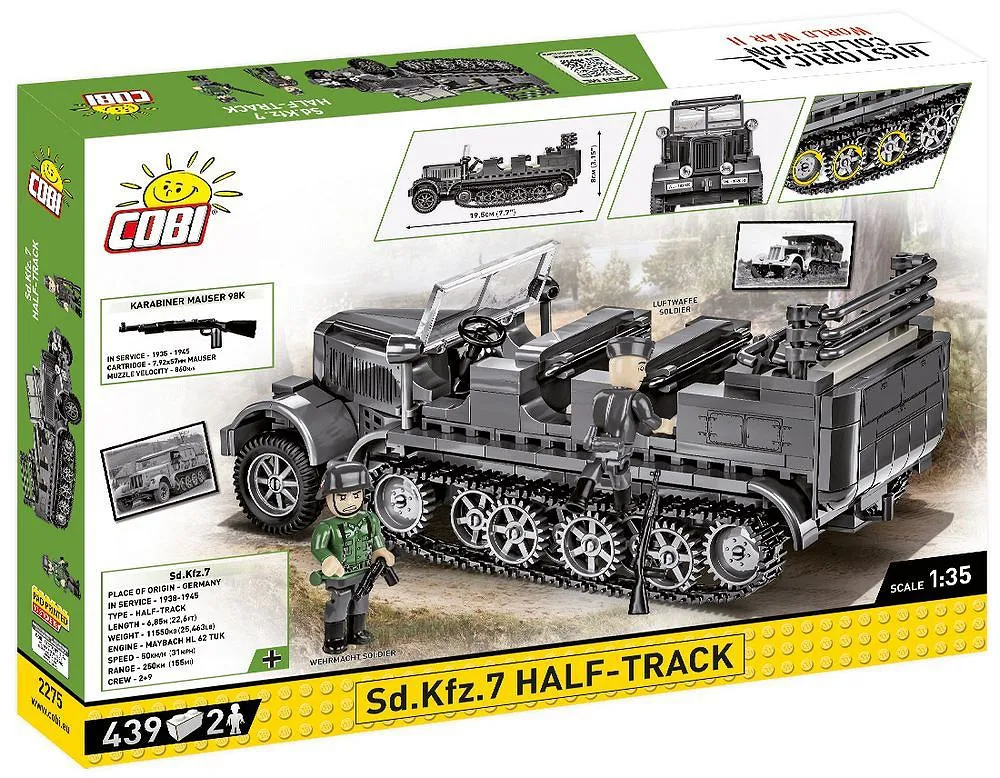 COBI 2275 Sd.Kfz. 7 Halbkettenfahrzeug