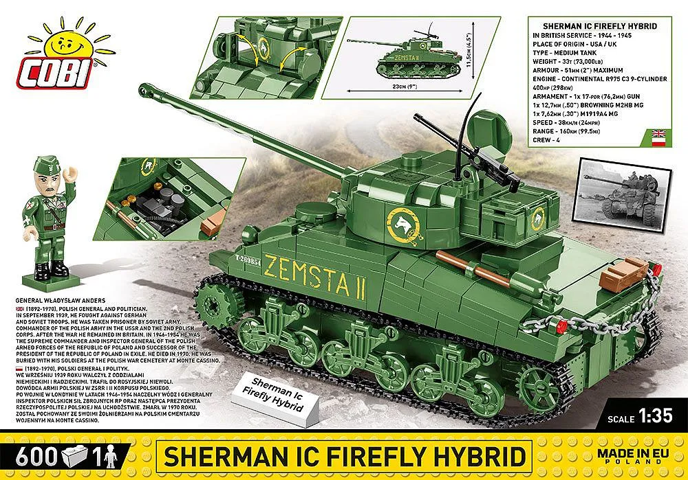 COBI 2276 Sherman IC Firefly Hybrid