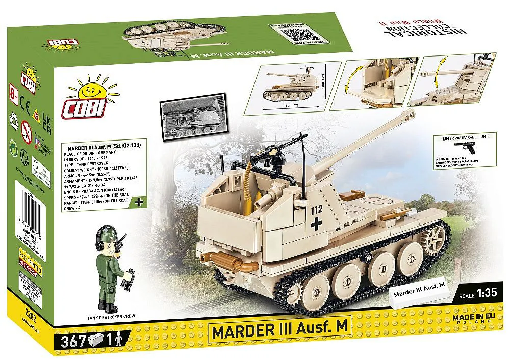 COBI 2282 Marder III Ausf.M (Sd.Kfz.138)