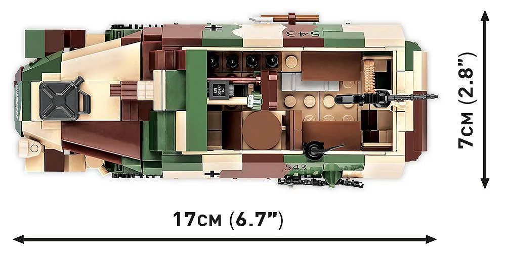 COBI 2283 Sd.Kfz. 251/9 Stummel