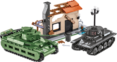 COBI 2284 Battle of Arras 1940 Matilda II vs Panzer 38(t)