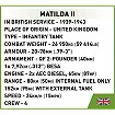 COBI 2284 Battle of Arras 1940 Matilda II vs Panzer 38(t)