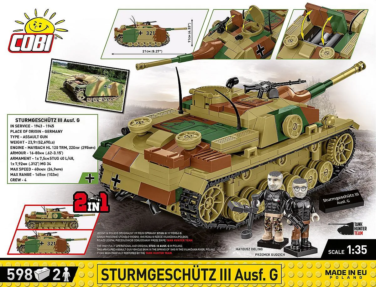 COBI 2285 Sturmgeschütz III Ausf.G - Executive Edition