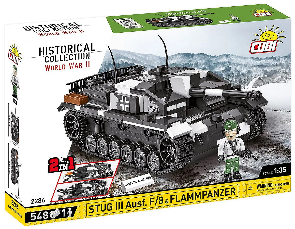 COBI 2286 StuG III Ausf.F/8 & Flammpanzer