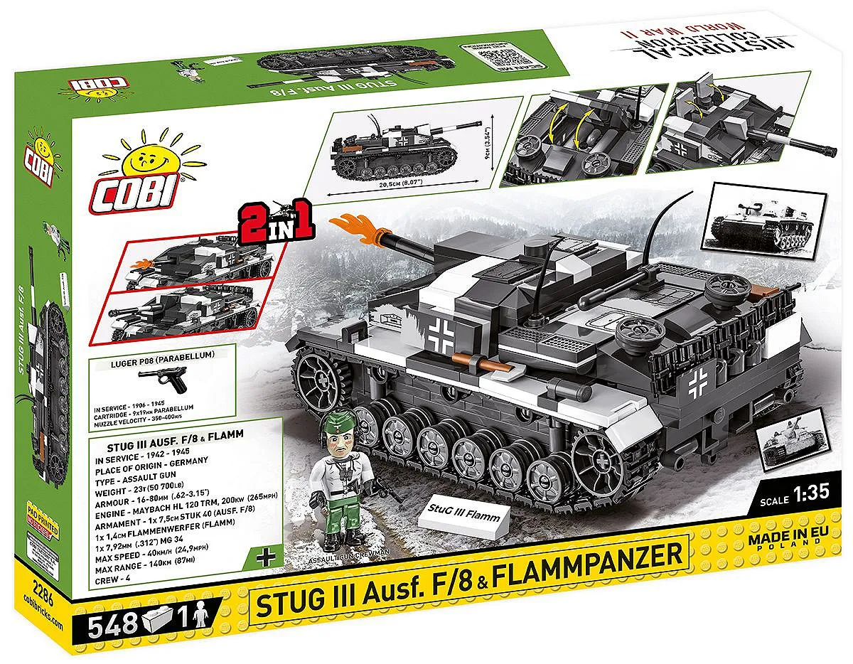 COBI 2286 StuG III Ausf.F/8 & Flammpanzer