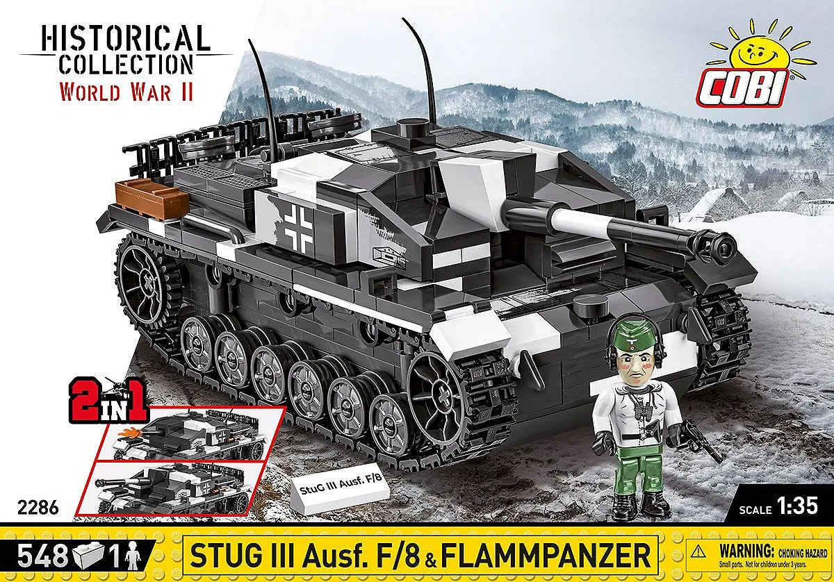 COBI 2286 StuG III Ausf.F/8 & Flammpanzer