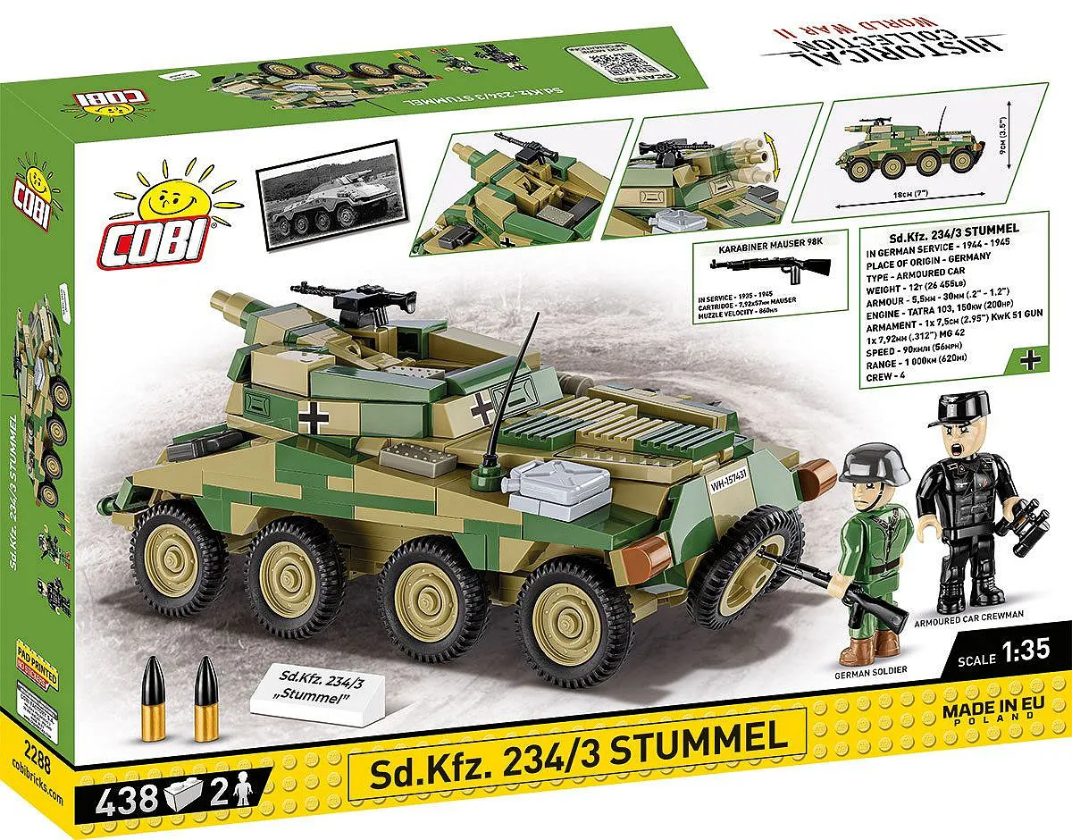 COBI 2288 Sd.Kfz. 234/3 Stummel