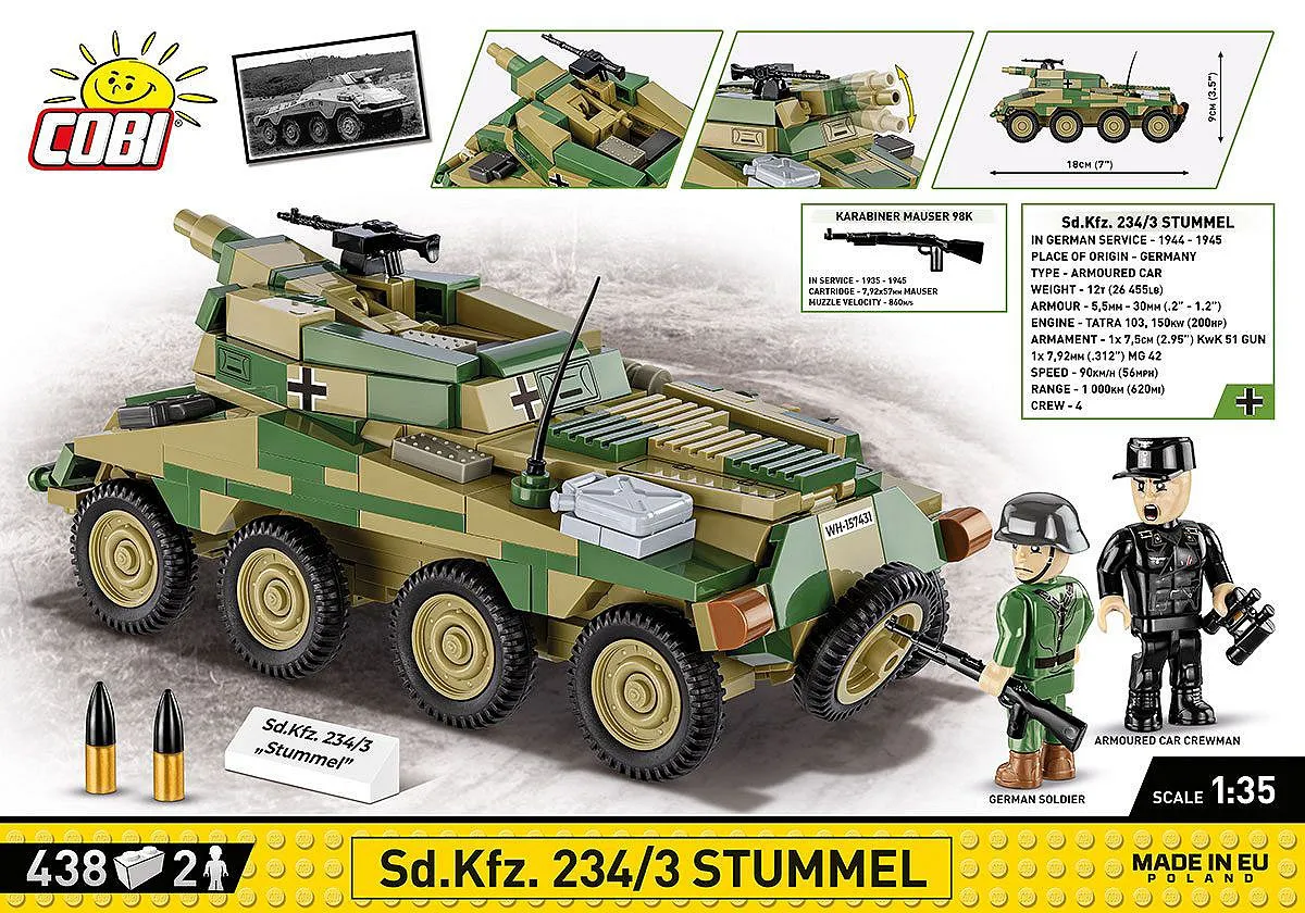 COBI 2288 Sd.Kfz. 234/3 Stummel