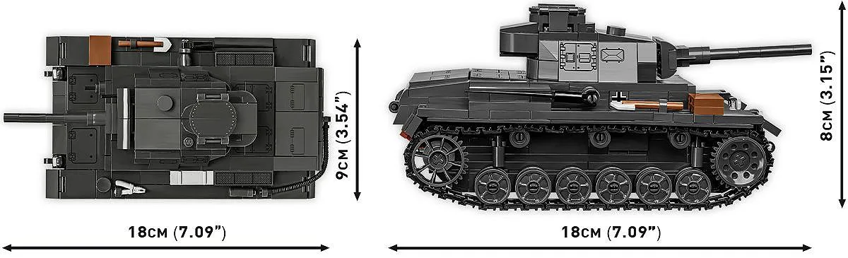 COBI 2289 Panzer III Ausf.J
