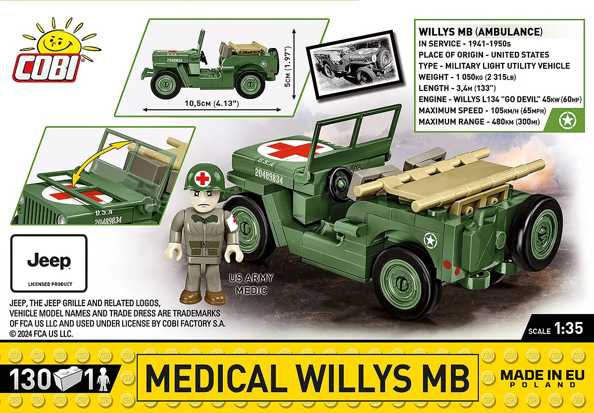 COBI 2295 Medical Willys MB