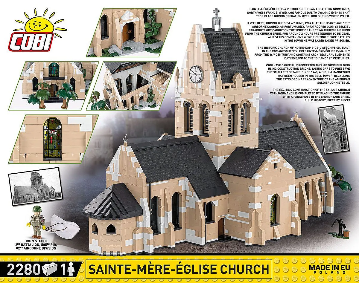 COBI 2299 Sainte-Mère-Église Church
