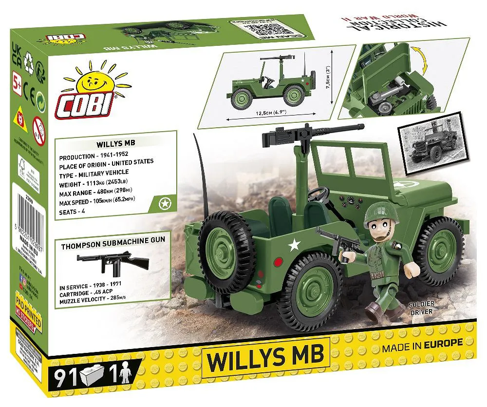 COBI 2399 Willys MB 1/4 Ton 4x4