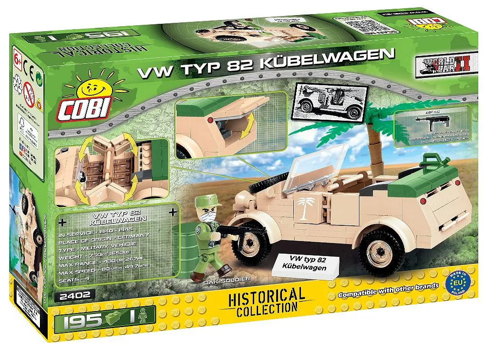 COBI 2402 VW typ 82 Kübelwagen