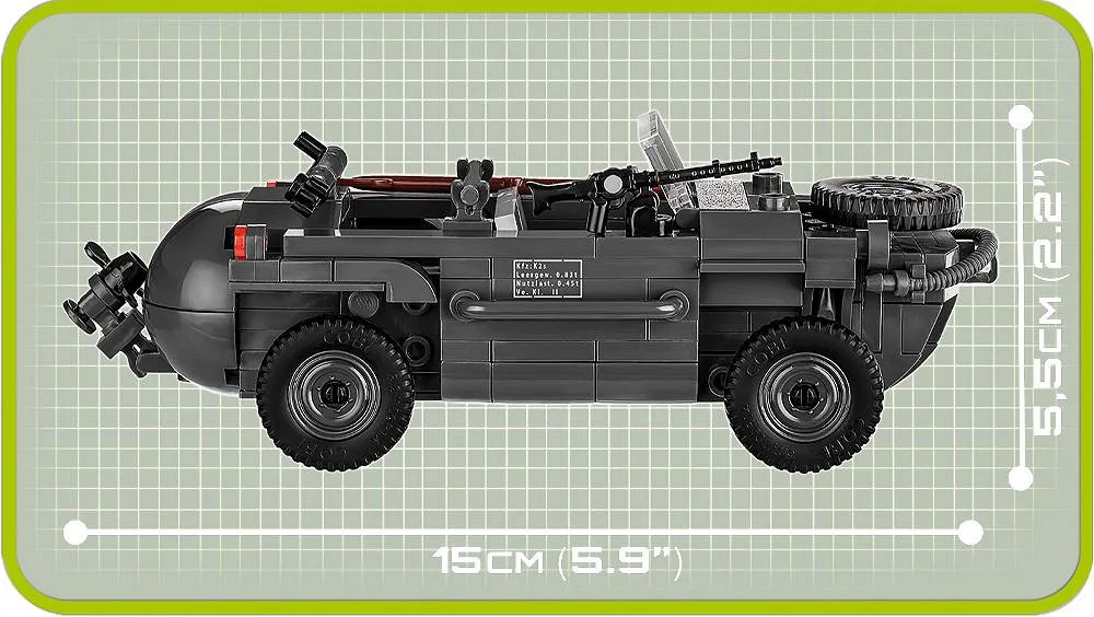 COBI 2403 VW Typ 166 Schwimmwagen
